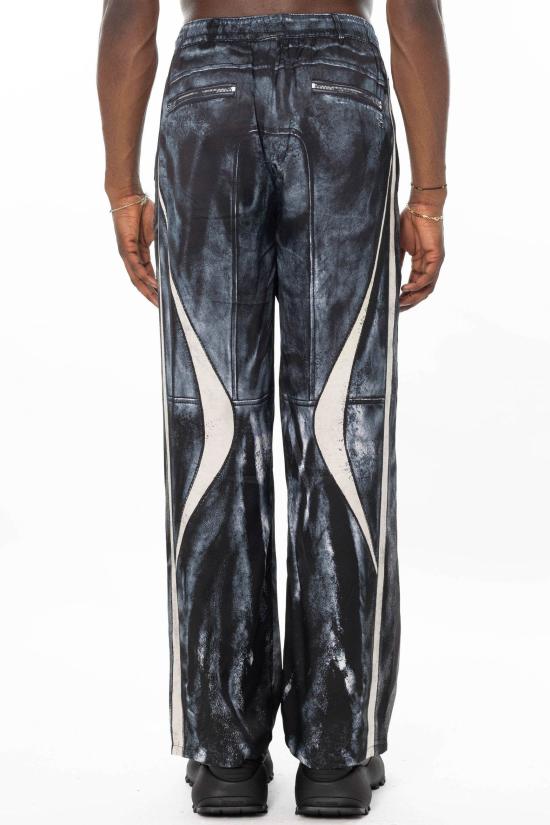 26SS 디젤 Biker-trompe l'oeil satin track 팬츠 A21039 0BMCZ 9XX - DIESEL