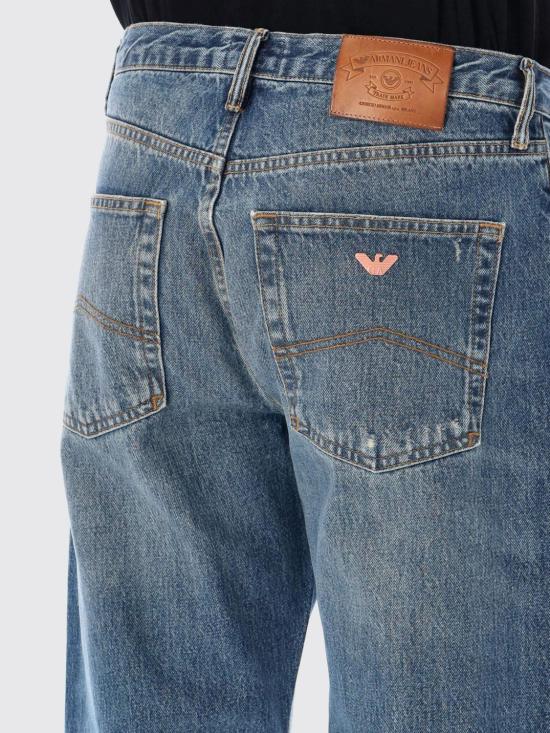 26SS 엠포리오 아르마니 데님 팬츠 EM004775AF25136 MB002 Blue - EMPORIO ARMANI