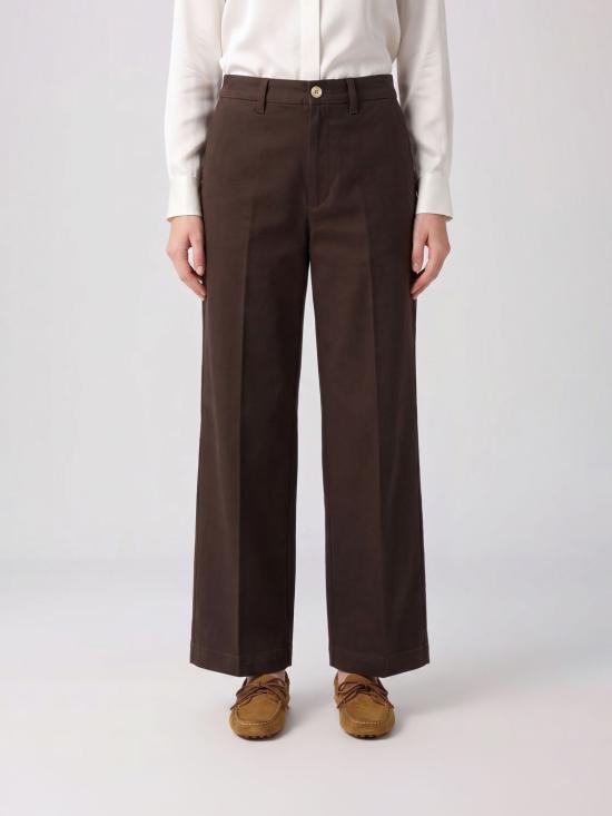 26SS 폴로 랄프로렌 스트레이트 팬츠 211873988 500 Brown