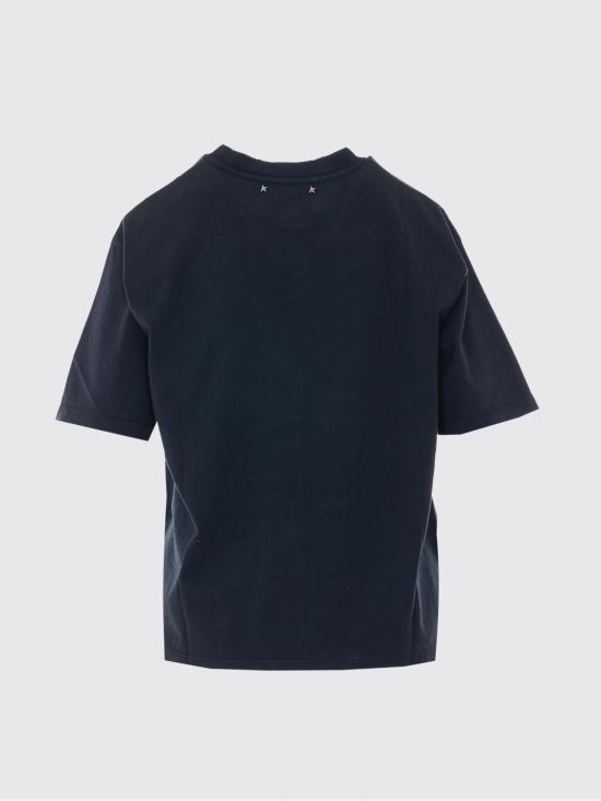 26SS 골든구스 반팔 티셔츠 GWP01874P001897 90456 Black - GOLDEN GOOSE