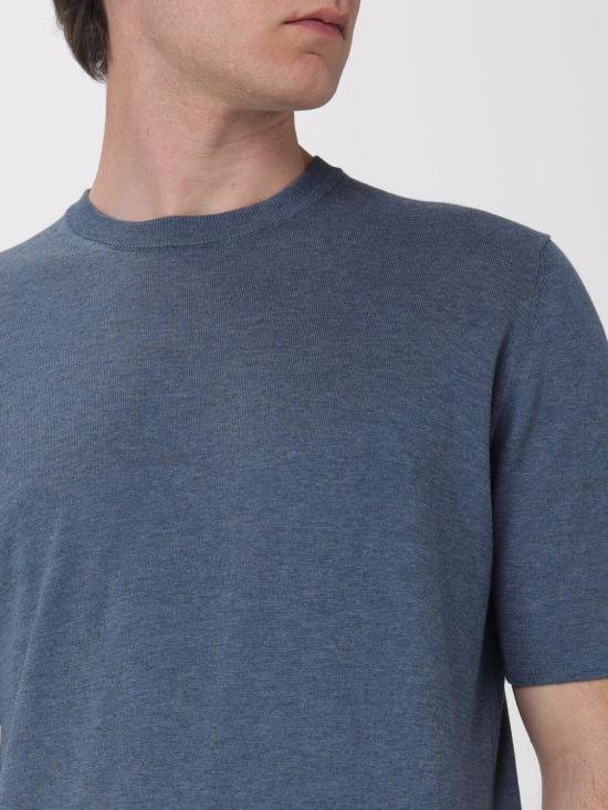 26SS 라르디니 반팔 티셔츠 PALMMC77PA66023 840 Blue 1 - LARDINI