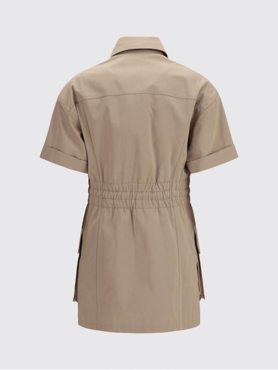 26SS 발망 롱 원피스 GF0R7480CG65 0TF Beige - BALMAIN