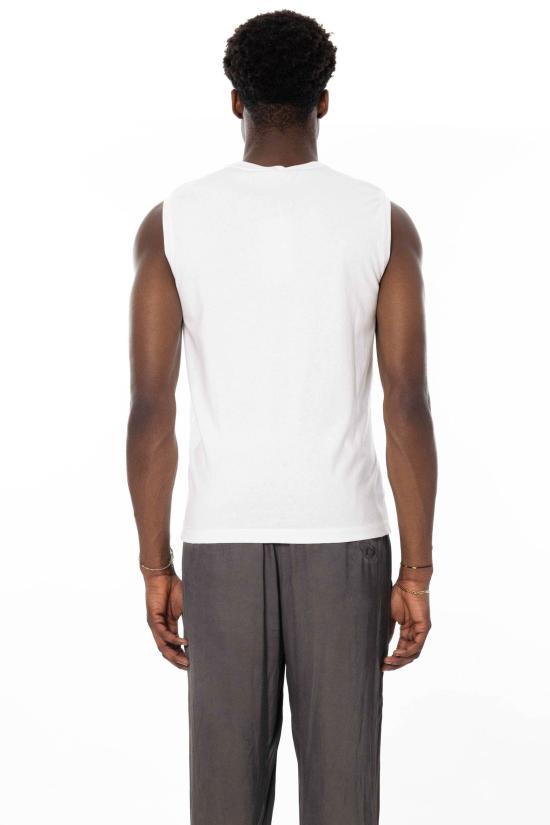 26SS 디젤 심리스 메탈릭 Oval D 코튼 탑 A21743 0JMBB 141 White - DIESEL