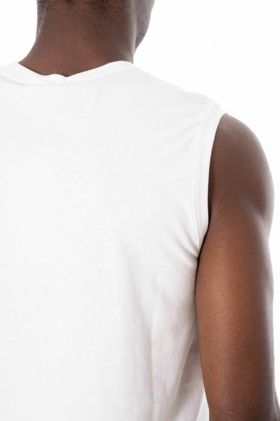 26SS 디젤 심리스 메탈릭 Oval D 코튼 탑 A21743 0JMBB 141 White - DIESEL