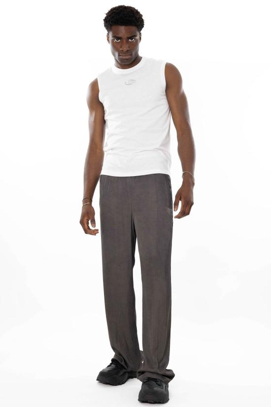 26SS 디젤 심리스 메탈릭 Oval D 코튼 탑 A21743 0JMBB 141 White - DIESEL