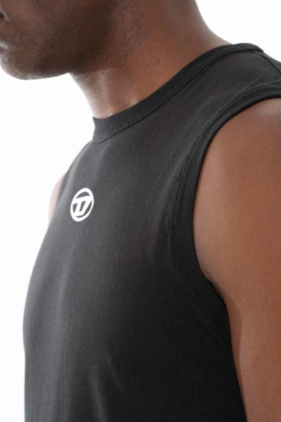 26SS 디젤 심리스 메탈릭 Oval D 코튼 탑 A21743 0JMBB 900 - DIESEL