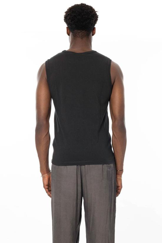 26SS 디젤 심리스 메탈릭 Oval D 코튼 탑 A21743 0JMBB 900 - DIESEL