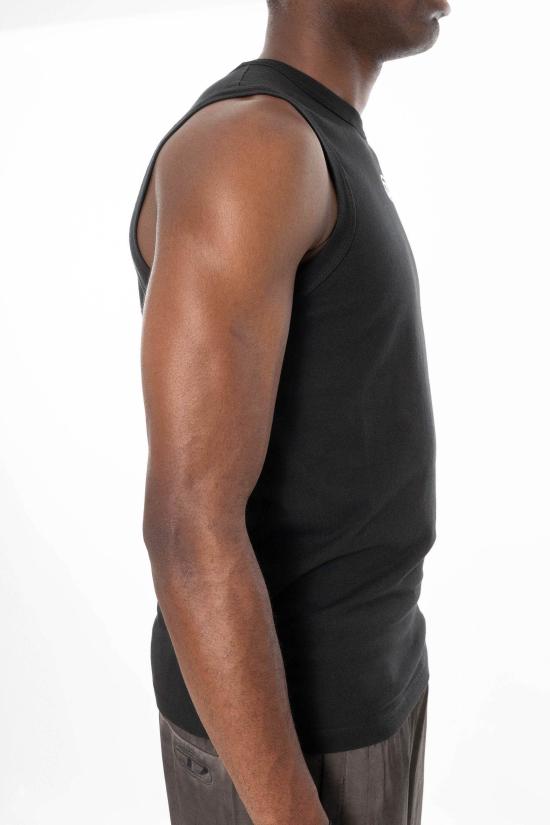 26SS 디젤 심리스 메탈릭 Oval D 코튼 탑 A21743 0JMBB 900 - DIESEL