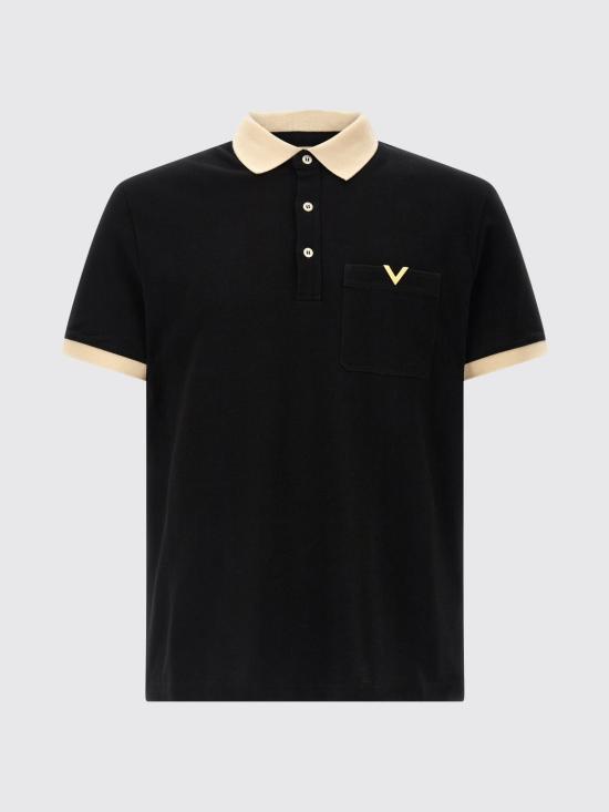 26SS 발렌티노 가라바니 폴로 티셔츠 8V0MH01KBGT 9RA Black - VALENTINO GARAVANI