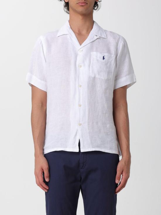26SS 폴로 랄프로렌 반팔 셔츠 710966421 504 White