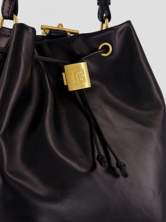 26SS 발망 숄더백 GN1GE036LMTE 0PA Black - BALMAIN