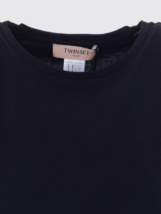 26SS 트윈셋 반팔 티셔츠 261TT2060 00006 Black - TWINSET