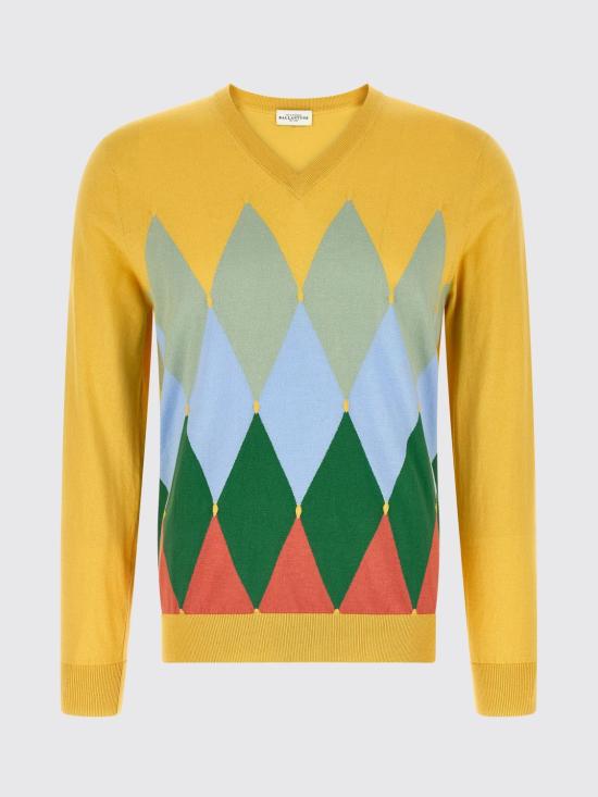 26SS 발렌타인 스웨터 B2P00114CA8 90500 Yellow - BALLANTYNE