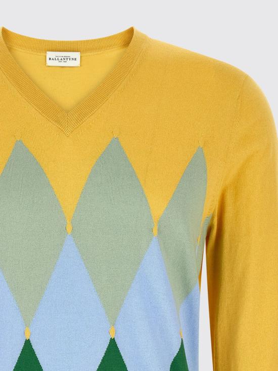 26SS 발렌타인 스웨터 B2P00114CA8 90500 Yellow - BALLANTYNE