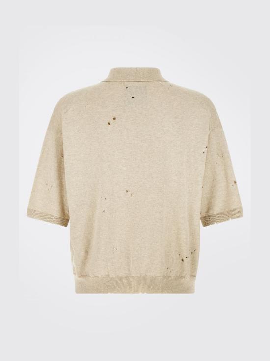 26SS 메종 미하라 야스히로 폴로 티셔츠 J16SW713 WHITE Beige - MAISON MIHARA YASUHIRO