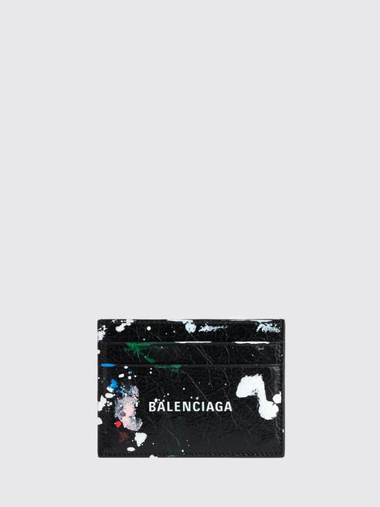 26SS 발렌시아가 캐쉬 카드 홀더 5943092ACJM 8486 Black