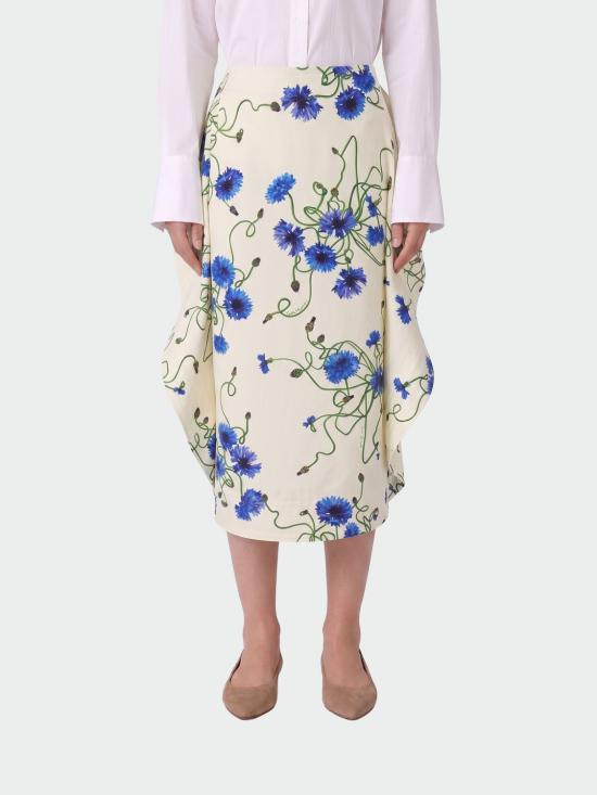 26SS 스텔라 맥카트니 롱 스커트 6301803HS367 4320 Multicolor