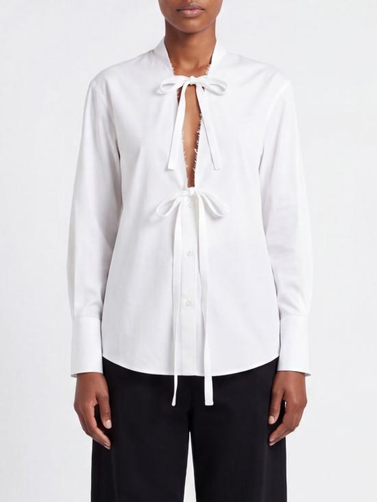 26SS 마르지엘라 블라우스 S29DT0016S43001 100 White