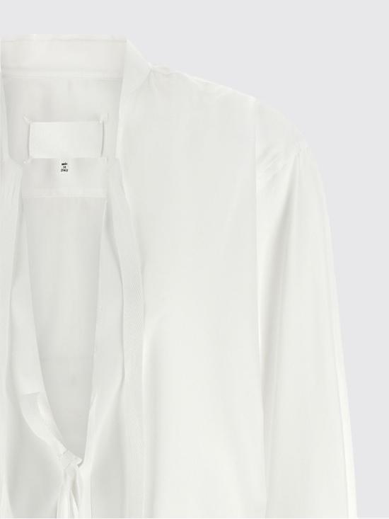 26SS 마르지엘라 블라우스 S29DT0016S43001 100 White - MAISON MARGIELA