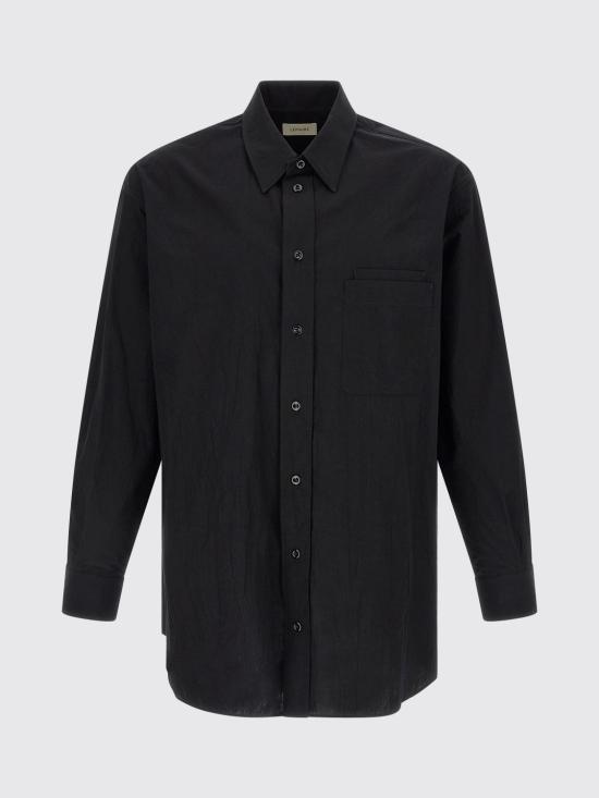 26SS 르메르 긴팔 셔츠 SH1247LF1399 BK999 Black - LEMAIRE