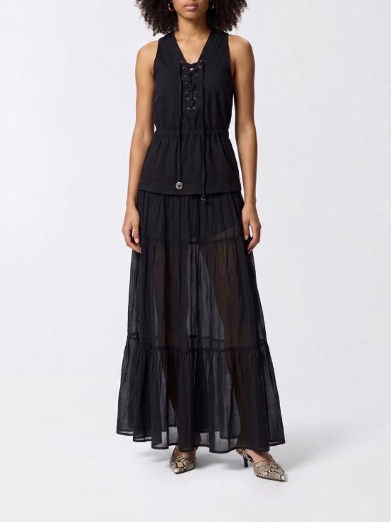 26SS 핑코 롱 원피스 106822A3AX Z99 Black