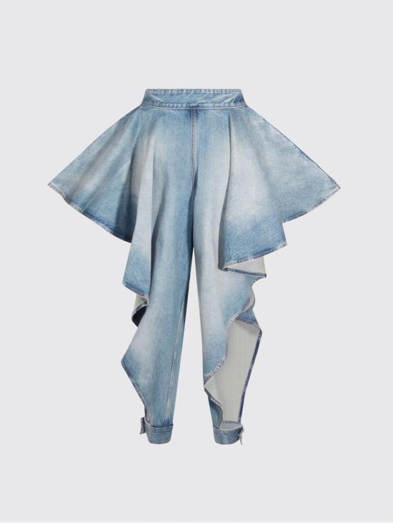 26SS 알라이아 데님 팬츠 AA9P1374D026C A56 Blue - ALAIA