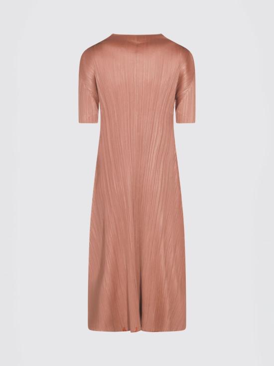 26SS 플리츠플리즈 롱 원피스 PP66JH136 44 Brown - PLEATS PLEASE