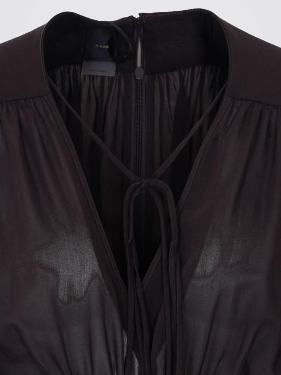 26SS 핑코 롱 원피스 106896A3B2 M04 Brown - PINKO