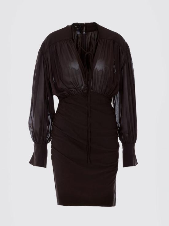 26SS 핑코 롱 원피스 106896A3B2 M04 Brown - PINKO