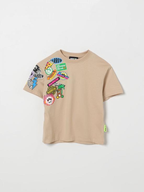 26SS [키즈] 바로우 티셔츠 S6BKJUTH073 092 Sand