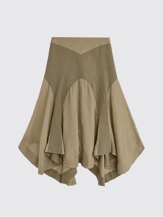 26SS 아워레가시 롱 스커트 W2264PDT Green - OUR LEGACY