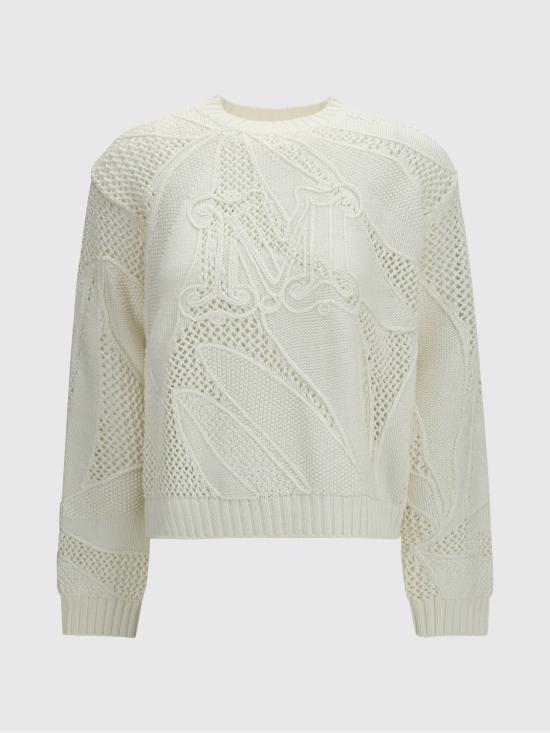 26SS 막스마라 스웨터 2611361112600 001 White - MAX MARA