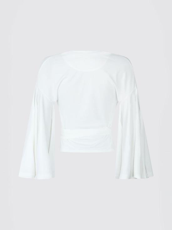 26SS 자크뮈스 긴팔 티셔츠 26ETOW00905AJ00254 100 White - JACQUEMUS