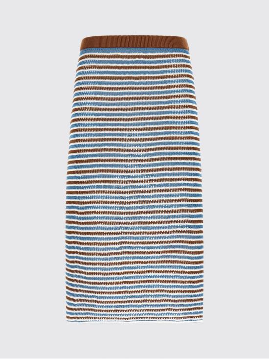 26SS 마르니 미디 스커트 GOMD0128Q0UFCB35 CRM30 Multicolor - MARNI