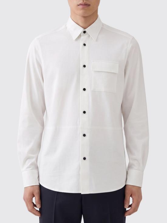 26SS 키톤 긴팔 셔츠 UMCBUBAK06R49 1200 White