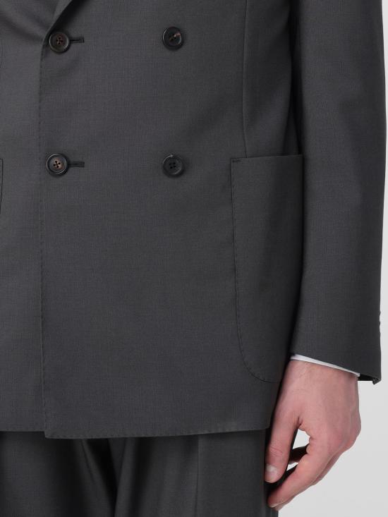 26SS 꼬르넬리아니 수트 세트 27NG012718489 022 Grey - CORNELIANI