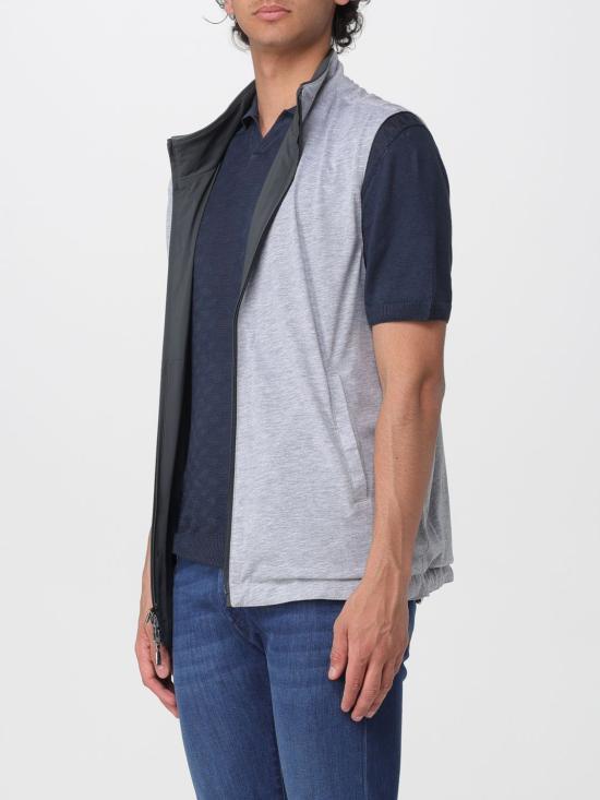 26SS 꼬르넬리아니 베스트 27C5X22720121 050 Grey - CORNELIANI