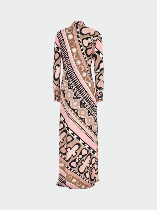 26SS 푸찌 롱 원피스 6HJI656H887 063 Pink - PUCCI