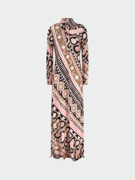 26SS 푸찌 롱 원피스 6HJI656H887 063 Pink - PUCCI