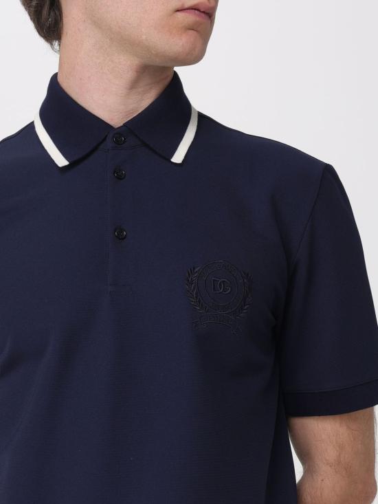 26SS 돌체앤가바나 폴로 티셔츠 G8SW8ZHU7WZ B0665 Blue - DOLCE & GABBANA