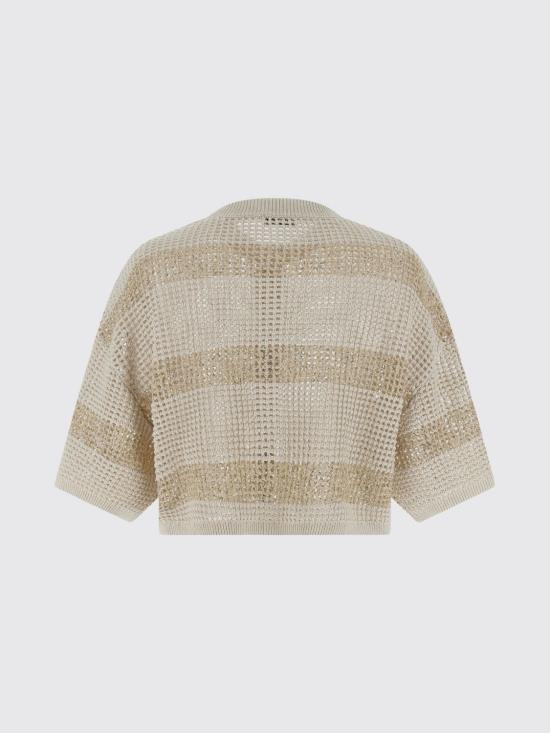 26SS 브루넬로 쿠치넬리 스웨터 M58772826 CLH85 Gold - BRUNELLO CUCINELLI