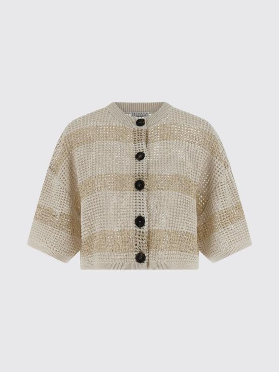 26SS 브루넬로 쿠치넬리 스웨터 M58772826 CLH85 Gold - BRUNELLO CUCINELLI