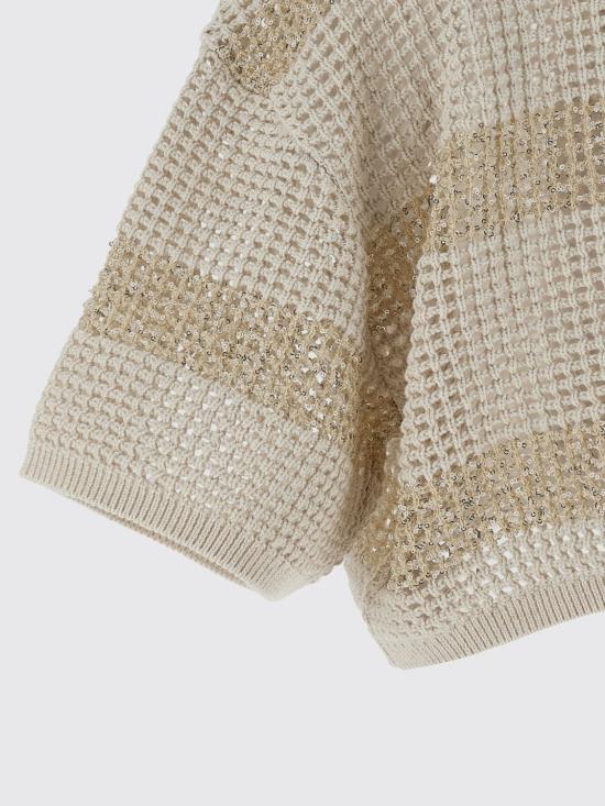 26SS 브루넬로 쿠치넬리 스웨터 M58772826 CLH85 Gold - BRUNELLO CUCINELLI