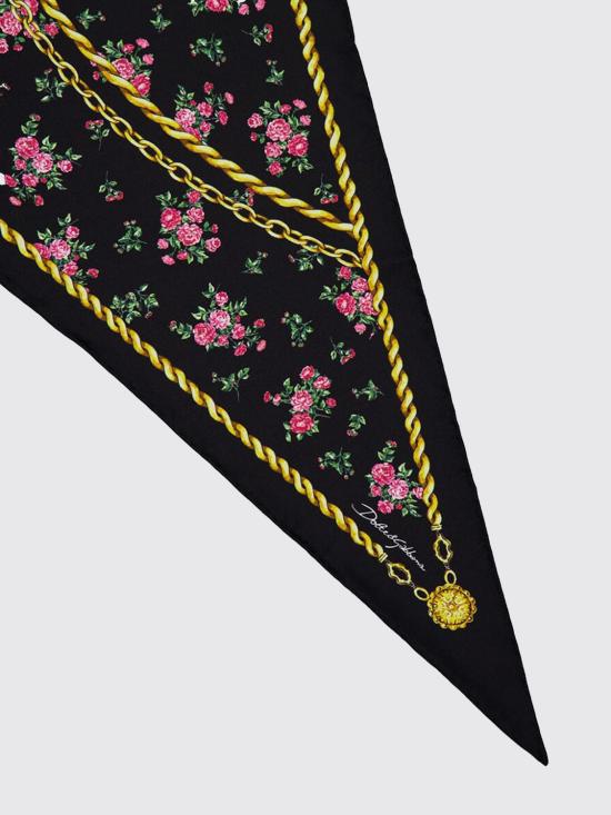 26SS 돌체앤가바나 머플러/스카프 FS329AGDDLN HN5XP Black - DOLCE & GABBANA