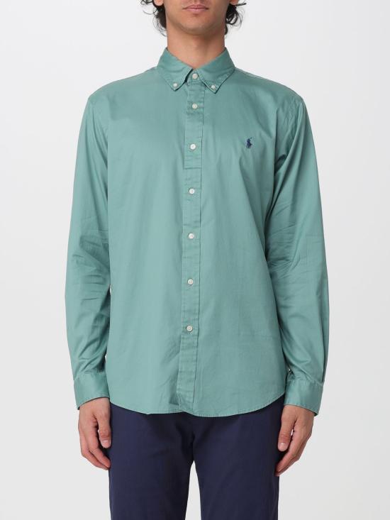 26SS 폴로 랄프로렌 긴팔 셔츠 710B20512 009 Forest Green