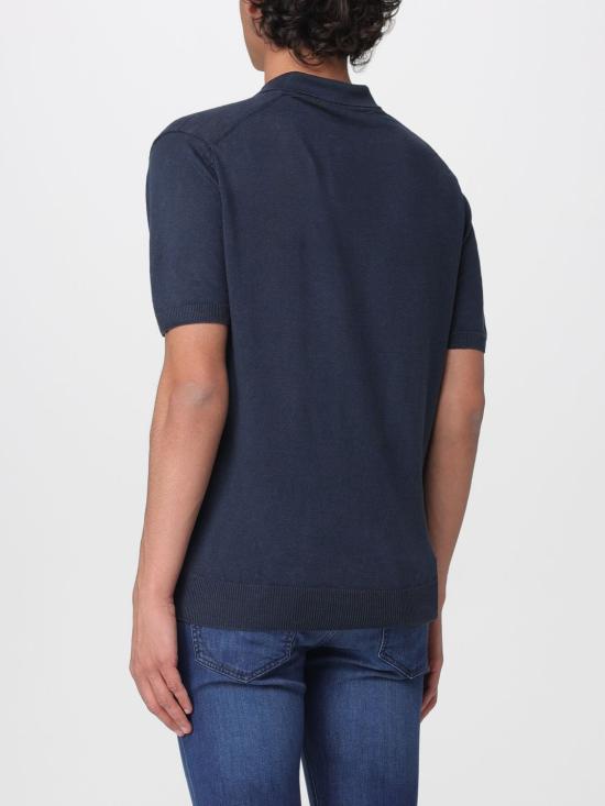 26SS 꼬르넬리아니 폴로 티셔츠 27M5702725135 005 Blue - CORNELIANI