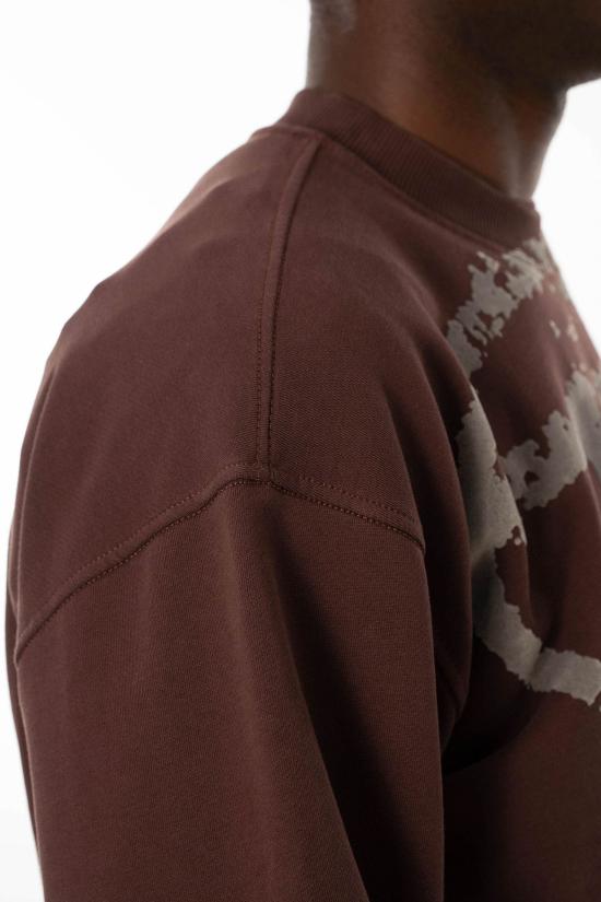 26SS 디젤 S 박스트 N5 스웨트셔츠 A13051 0DMBU 61J Brown - DIESEL