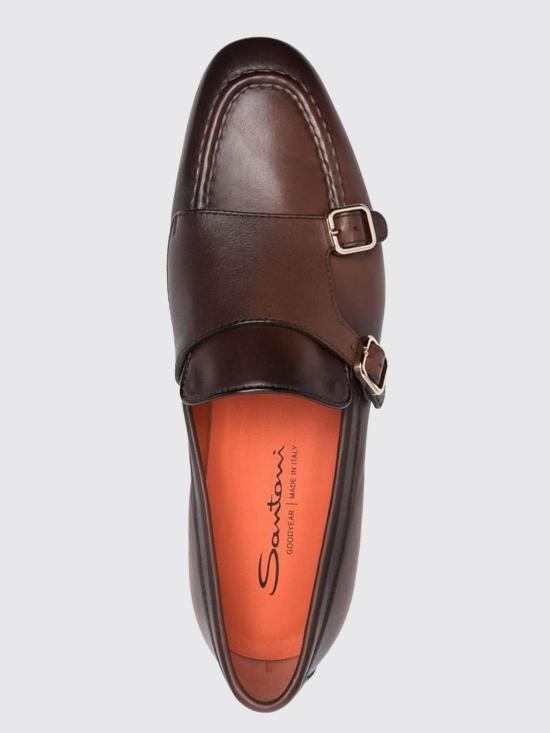 26SS 산토니 로퍼 MCNC18003SA4BSLF T50 Brown - SANTONI