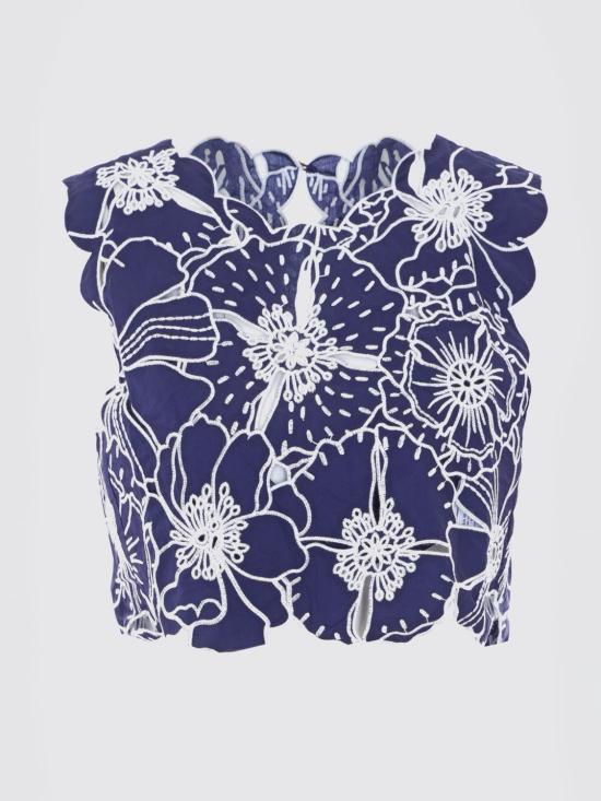 26SS 팜 리오 탑 349118 L0003 Blue - FARM RIO