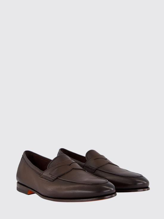 26SS 산토니 로퍼 MCNC18837SA4SEPR T50 Brown - SANTONI